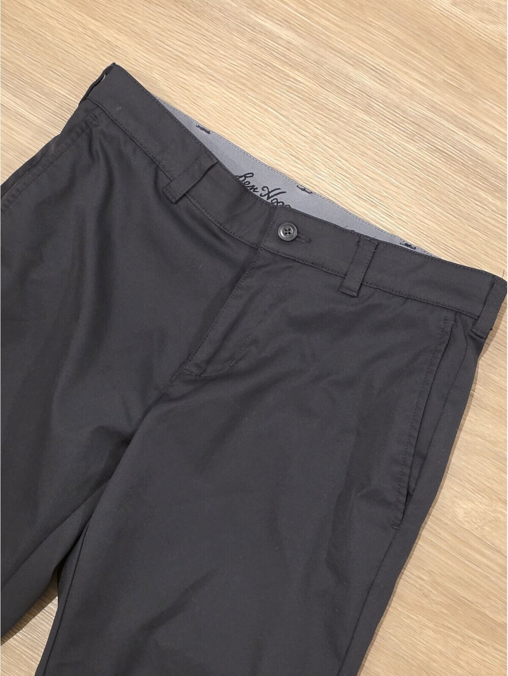 Ben Hogan Mens Performance Golf Pants Black Stretch Flat Front 30 x 28 No Tag